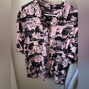 All Saints Pink Resort Shirt